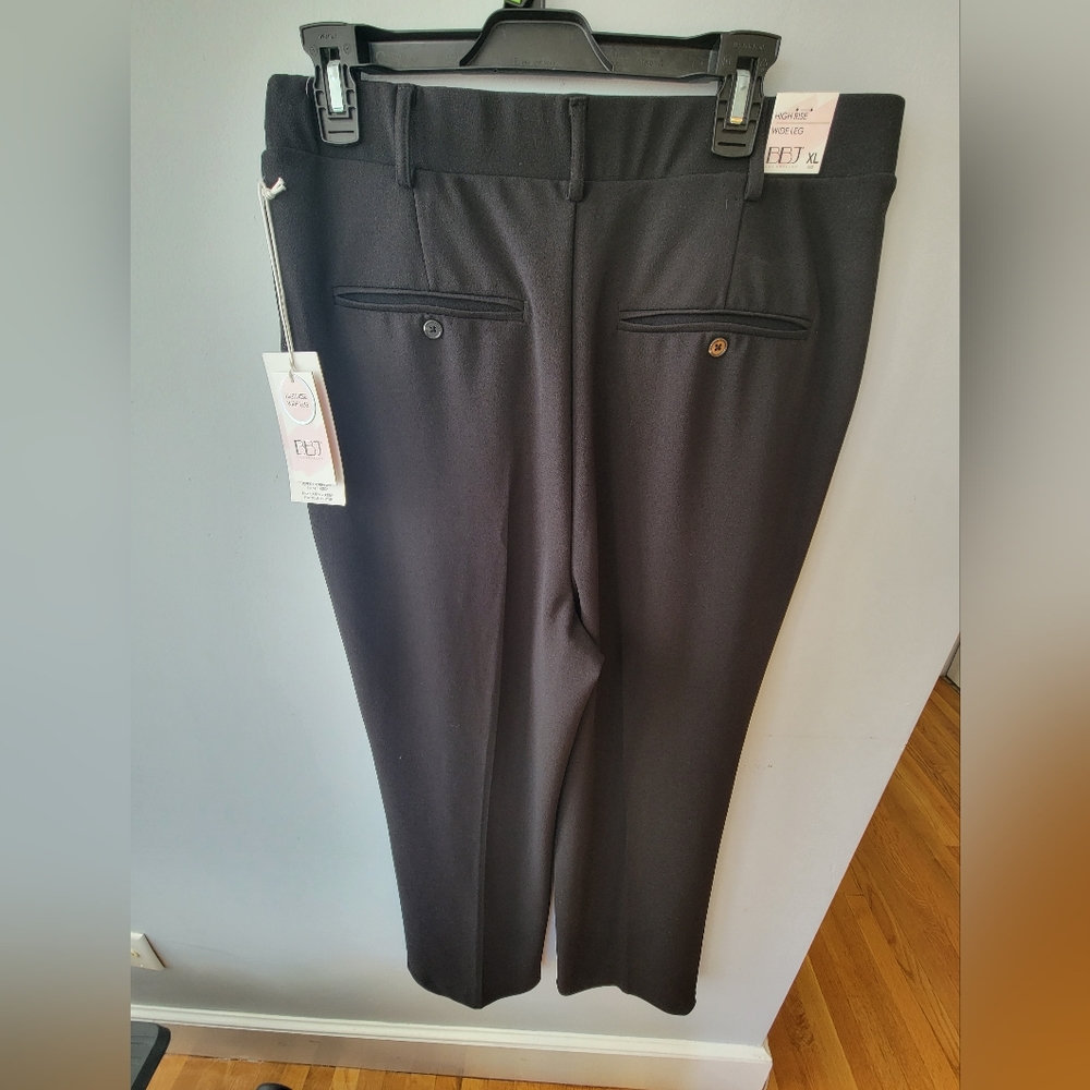 XL/NWT BBJ BLACK TROUSERS, WAIST 17-18", AND 45"LONG.❤️🎁🥂